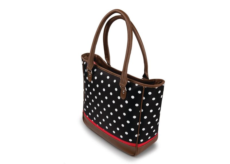 Callaway 2016 Uptown Polka Dot Tote Bag for Adults, Black/White, One Size
