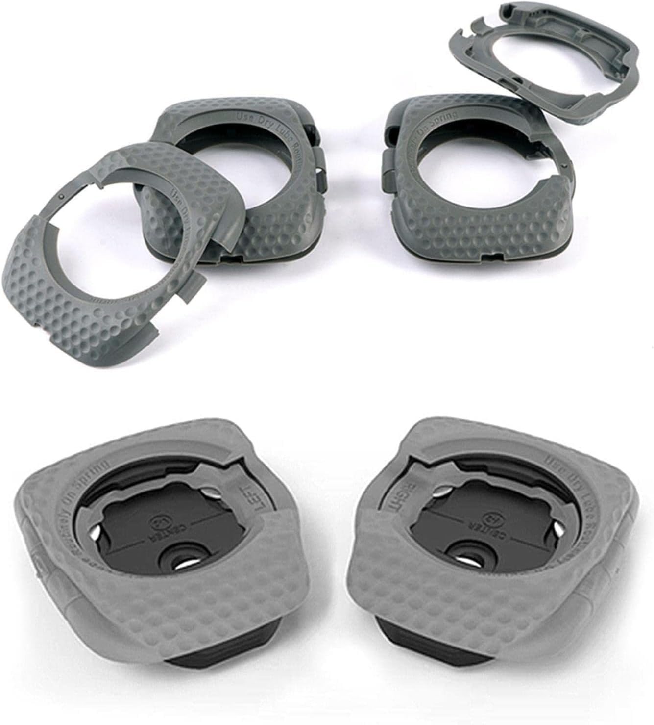 1 Pair Gray Road Bike Pedal Cleat Cover for Wahoo SpeedPlay Zero Pedal Clip Bike Speed Cleats Cycling Sy Pedal Parts Road