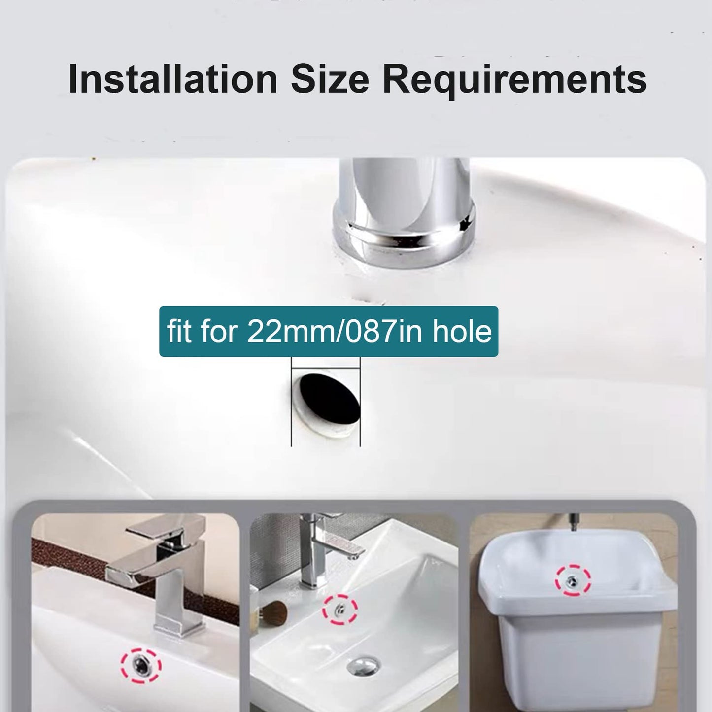 2 Pack Sink Overflow Ring Oil Rubbed Bronze Bathroom Vanity Sink Overflow Cover Insert in Round Trim Cap Brass Material