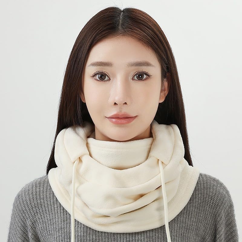 Windproof Fleece Balaclava Ski Mask for Winter - Beige