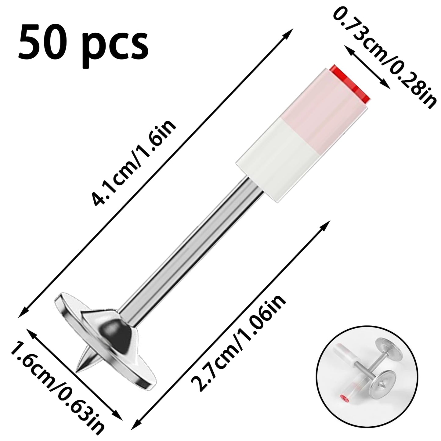 DLronwey Manual Steel Nail 50 pcs,Concrete Nail Wall Fastening Tool,for Concrete Ceiling Cable Ducts Fixed Slotting Device Repair Tool Home DIY Nail Gun Accessories