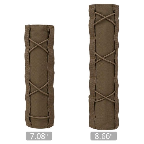 KRYDEX Tactical Airsoft Suppressor Cover 8.66 inch / 22cm (BK)