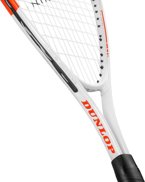 Dunlop Sports Fun Mini Junior Squash Racquet (5-7 Years), Orange/White