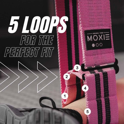 Adjustable Non-Slip Fabric Resistance Bands Set of 3 – Ideal for Legs, Glutes, and Full Body Workouts – Premium Fitness Bands for Women & Men – Bring The Moxie