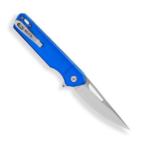 Buck Knives 239 Infusion Folding Pocket Knife with Drop Point Blade, Aluminum Handle, Pocket Clip