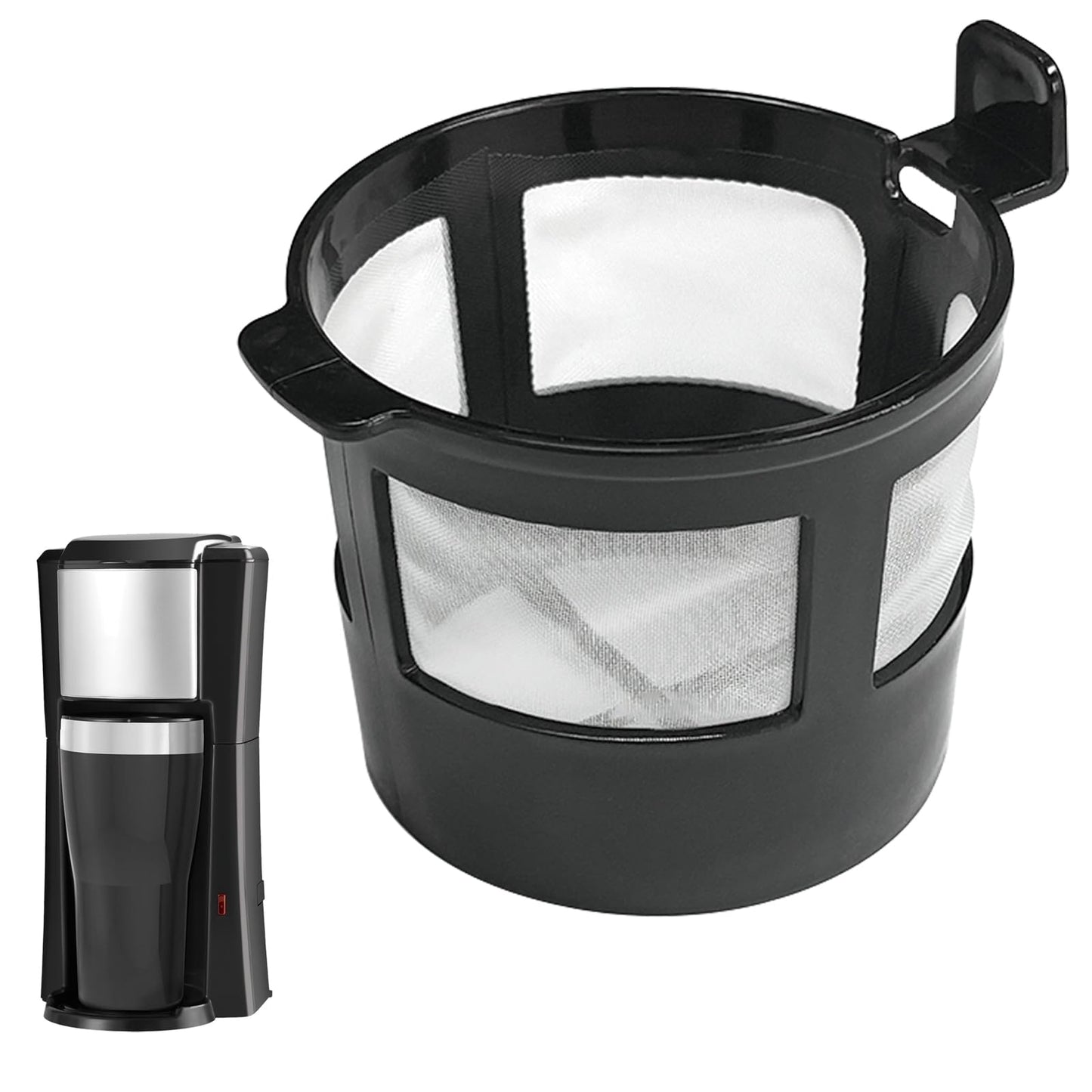 Beaufan 1 Pack Reusable Coffee Filter Compatible with BLACK+DECKER CM618 Single Serve Coffee Maker