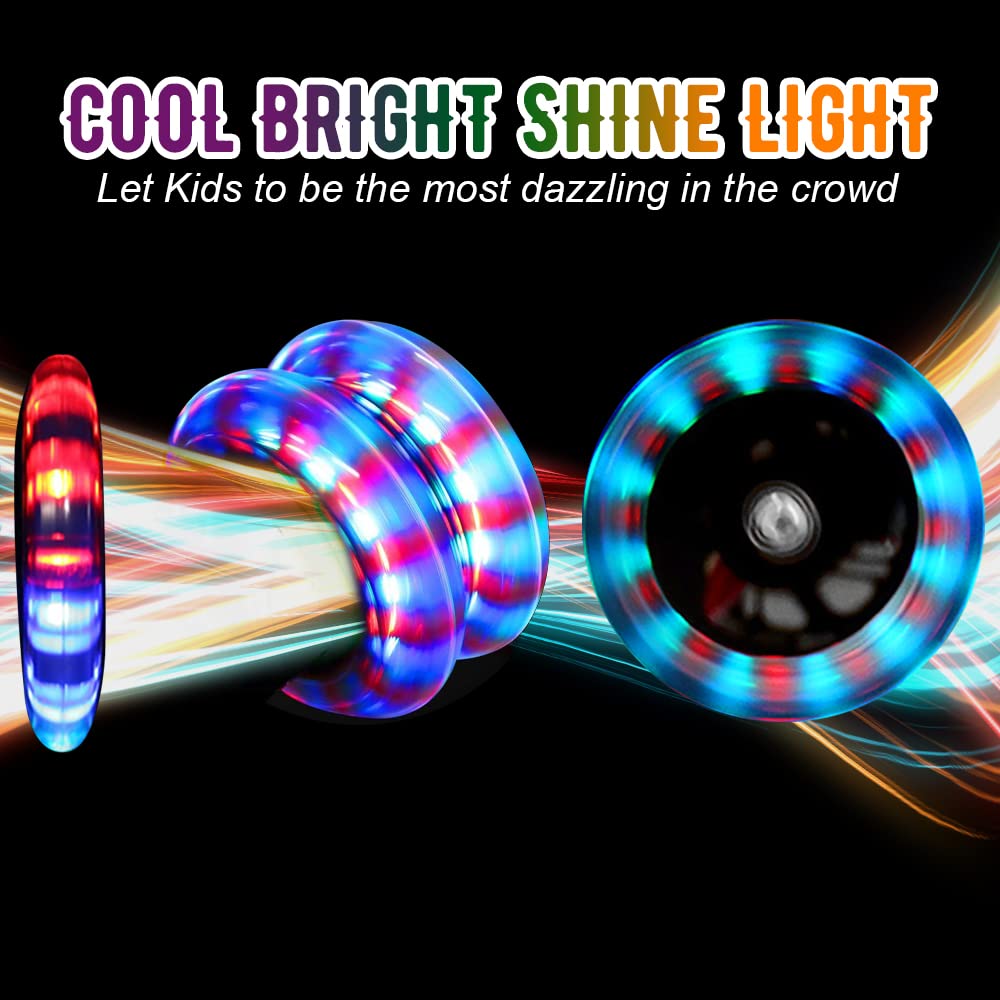 Light Up 80mm Inline Skate Wheels and Kick Scooter 80mm Rear Wheels Replacement Pair - 80mm Led Flashing Wheels Replacement for Inline Skate and Kick Scooter with Installed Abec9 (A Black/2pcs)