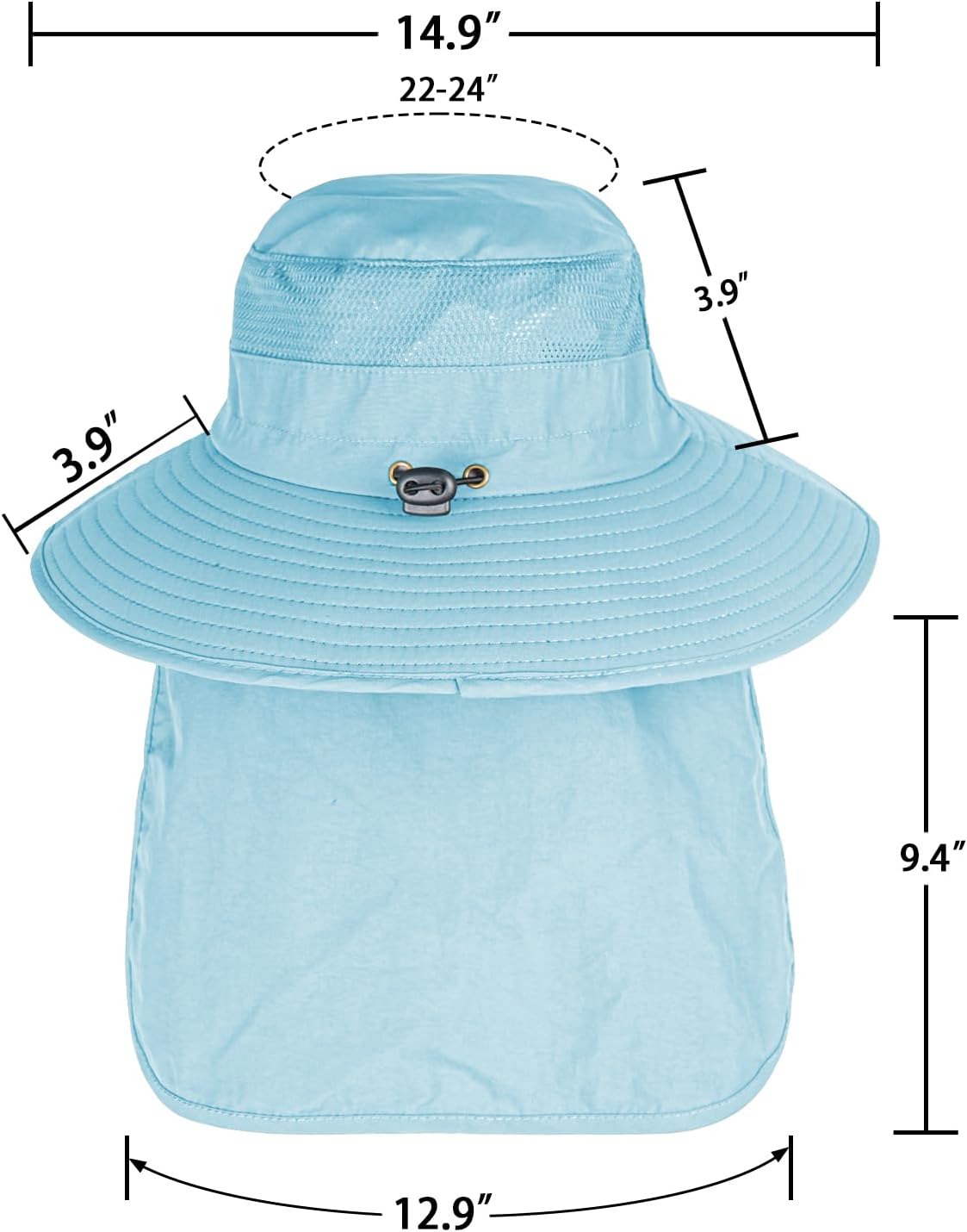 Sun Hats | UPF 50+ Breathable Wide Brim Fishing Hat for Men & Women - Summer UV Protection