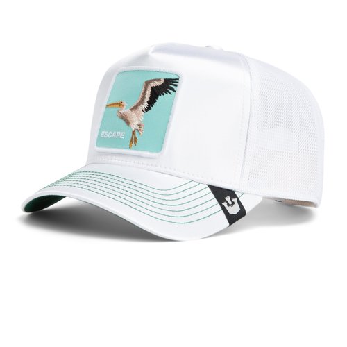 Goorin Bros. Great Escape Collection Trucker Hat for Men and Women, White (Not Into Yoga), One Size