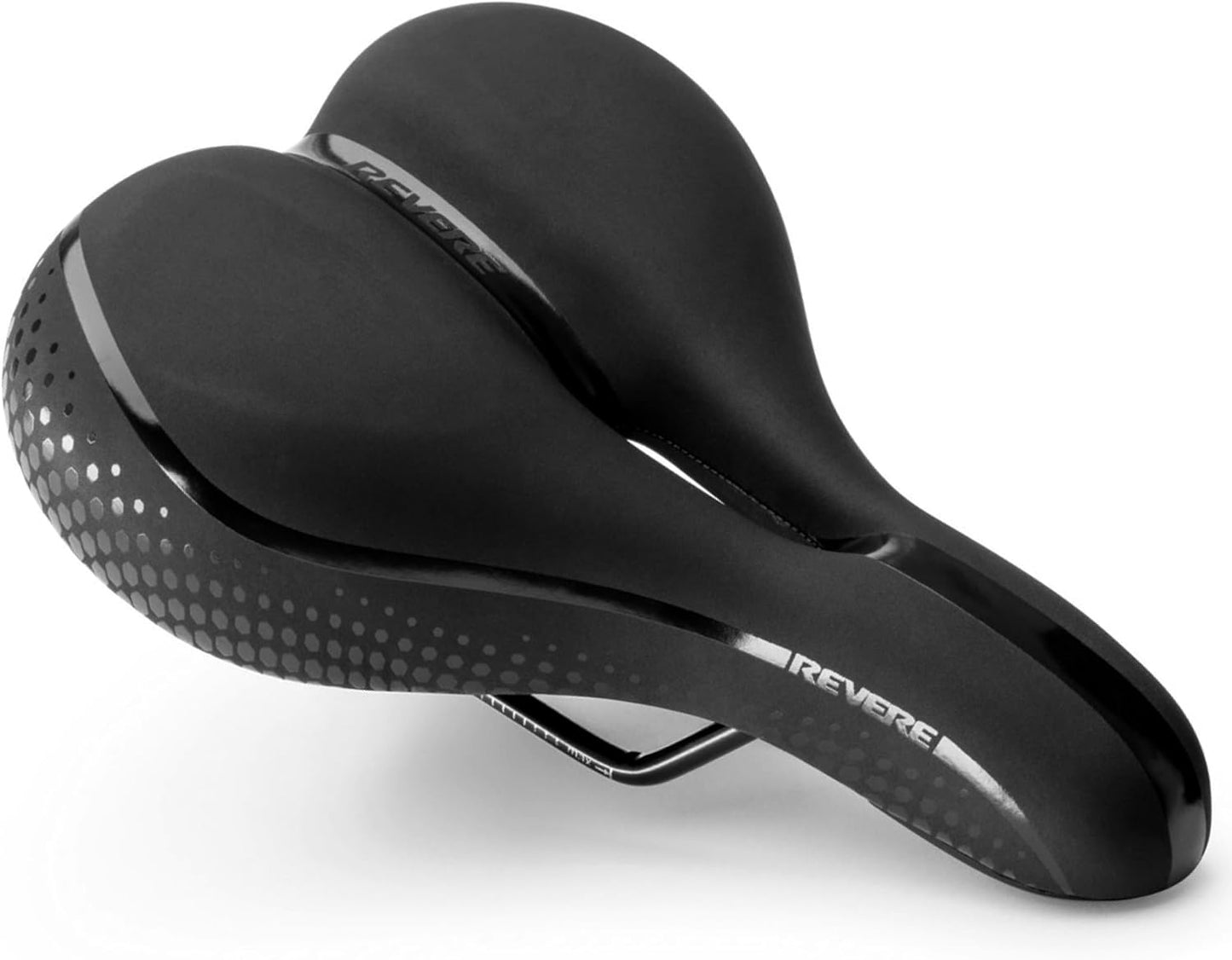 Revere Bike Seat - Performance Memory Foam Bicycle Saddle with Anti-Vibration Suspension | Waterproof for Men & Women