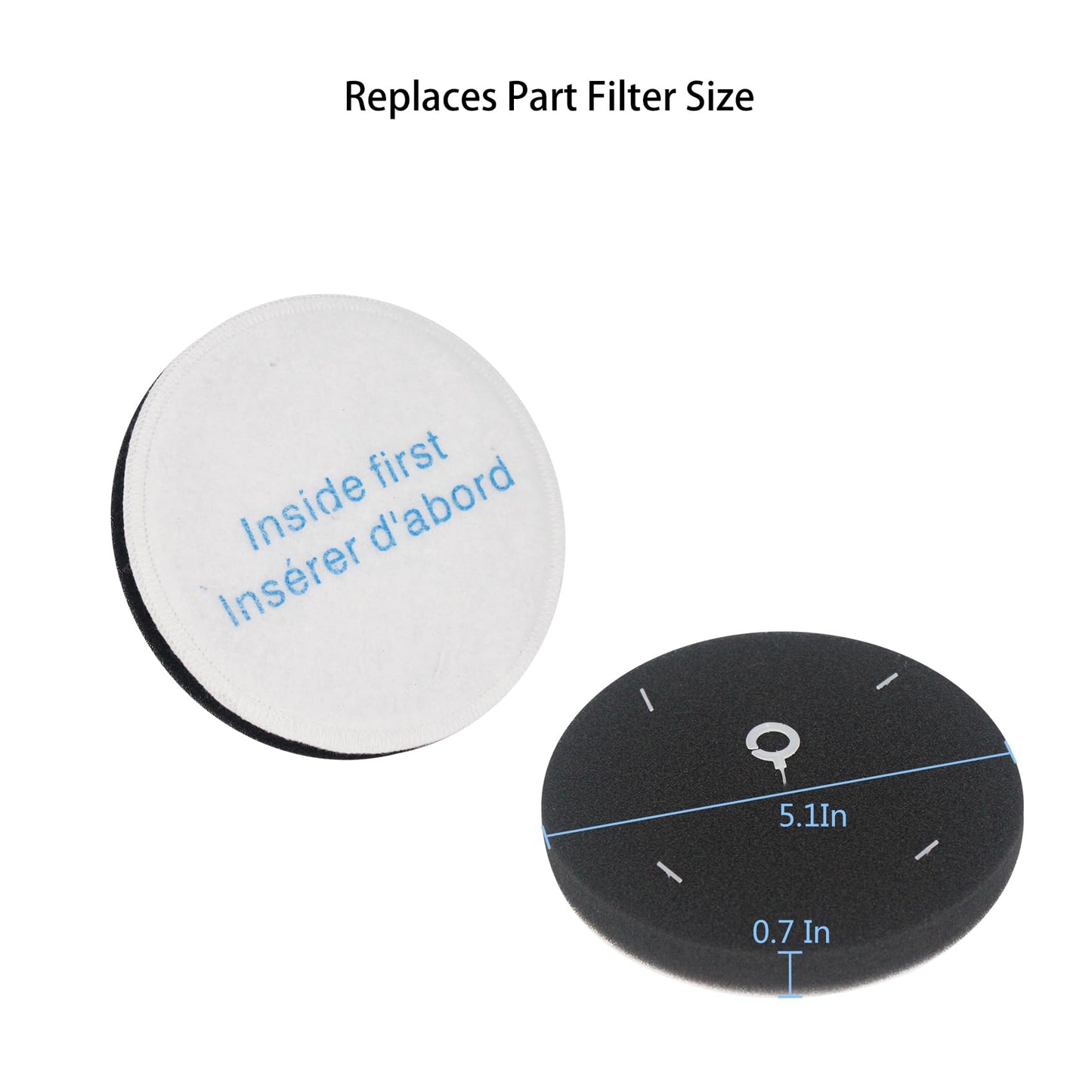 Cherimo NEU280 Filter Replacement for Eureka NEU280 NEU181A NEU182A NEU350 NEU181D NEU180 NEU182B NEU185 NEU186 NEU188 NEU250 NEU202 PowerSpeed Bagless Upright Vacuum,Part E0202