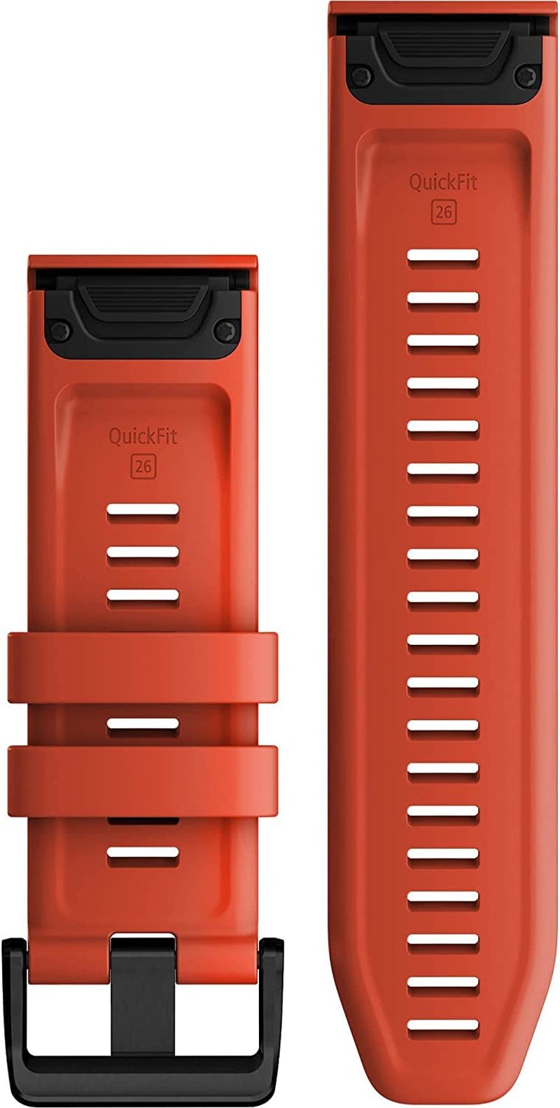 Garmin QuickFit 26 Flame Red Silicone Band