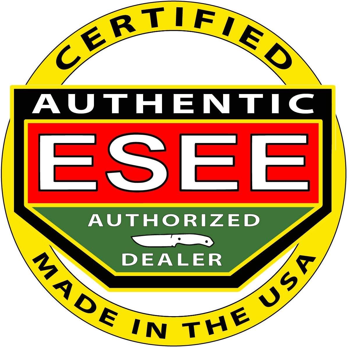 ESEE Izula-II Fixed Blade Knife, Survival Kit, Ambidextrous Sheath, Belt Clip, Made In USA (Desert Tan Blade/Black Sheath/Survival Kit)