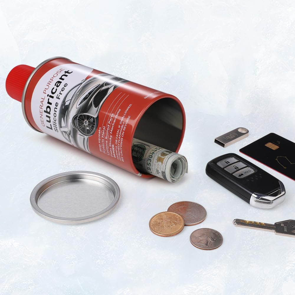 Fake Spray Can Safes Diversion Secret Stash Safes Metal Bank (Car)