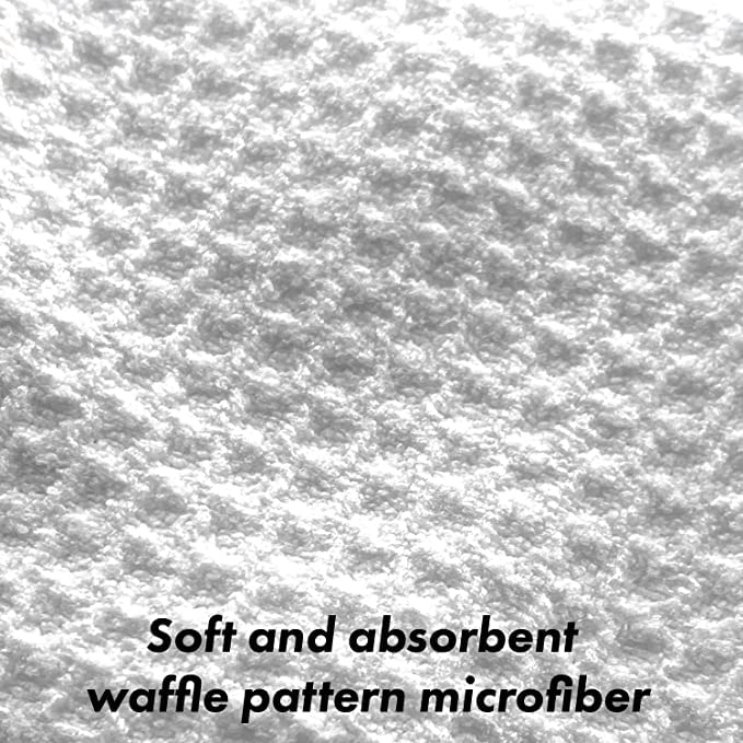 Team Golf NCAA Florida Microfiber Towel - 15" X 15" (White) with Carabiner Clip, Premium Microfiber with Deep Waffle Pockets - Superior Water Absorption and Quick Dry Golf Cleaning Towel