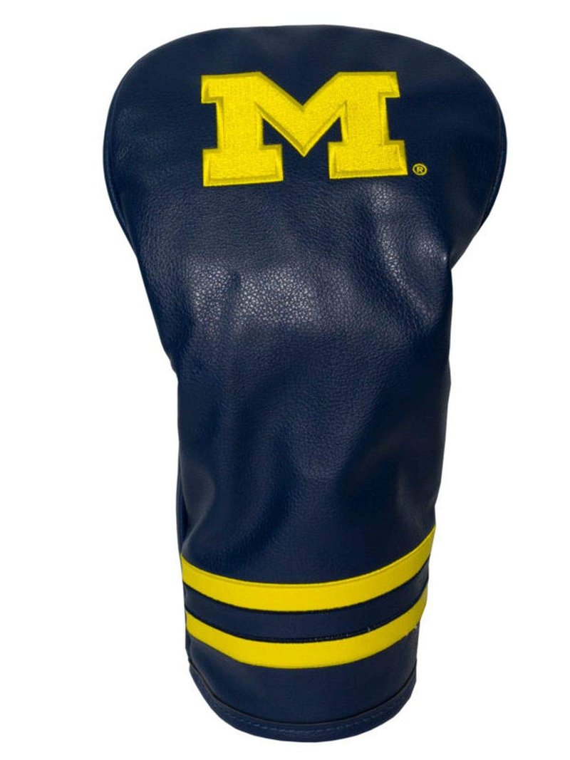 Team Golf NCAA Michigan Wolverines Vintage Fairway Head Cover Vintage Fairway Golf Club Headcover, Form Fitting Design, Retro Design & Superb Embroidery