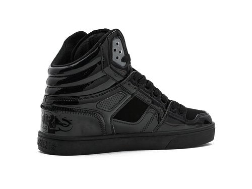 Osiris Mens Clone Black/Patent/Silver 9.5 Medium