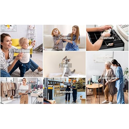 Wireless DIY Hidden Camera Portable 1080P HD WiFi Remote Real-Time Mini Spy Camera Nanny Cam Security Camera for Indoor Security