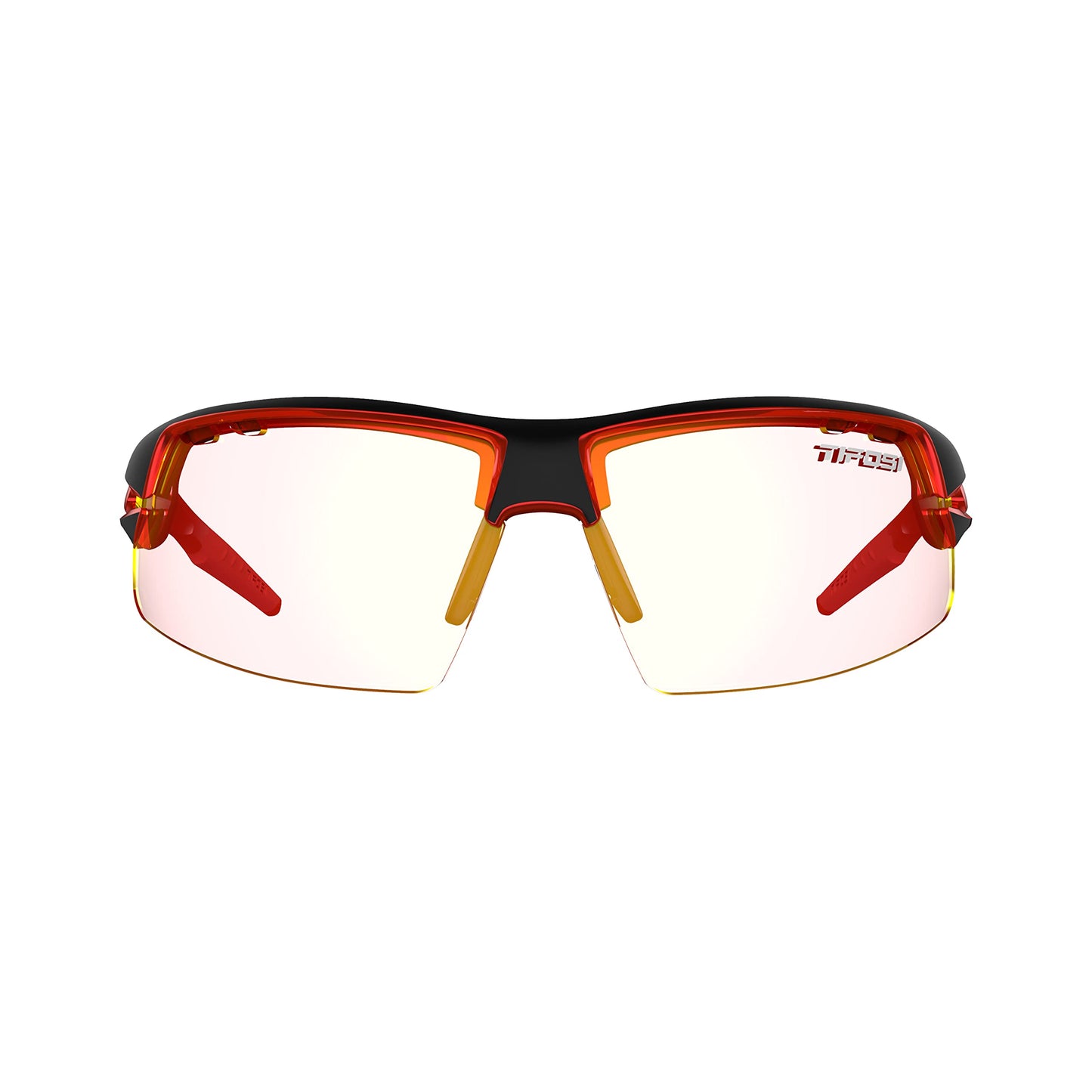 Tifosi Optics Crit Sunglasses, Black/Red w/Clarion Red Fototec Lenses