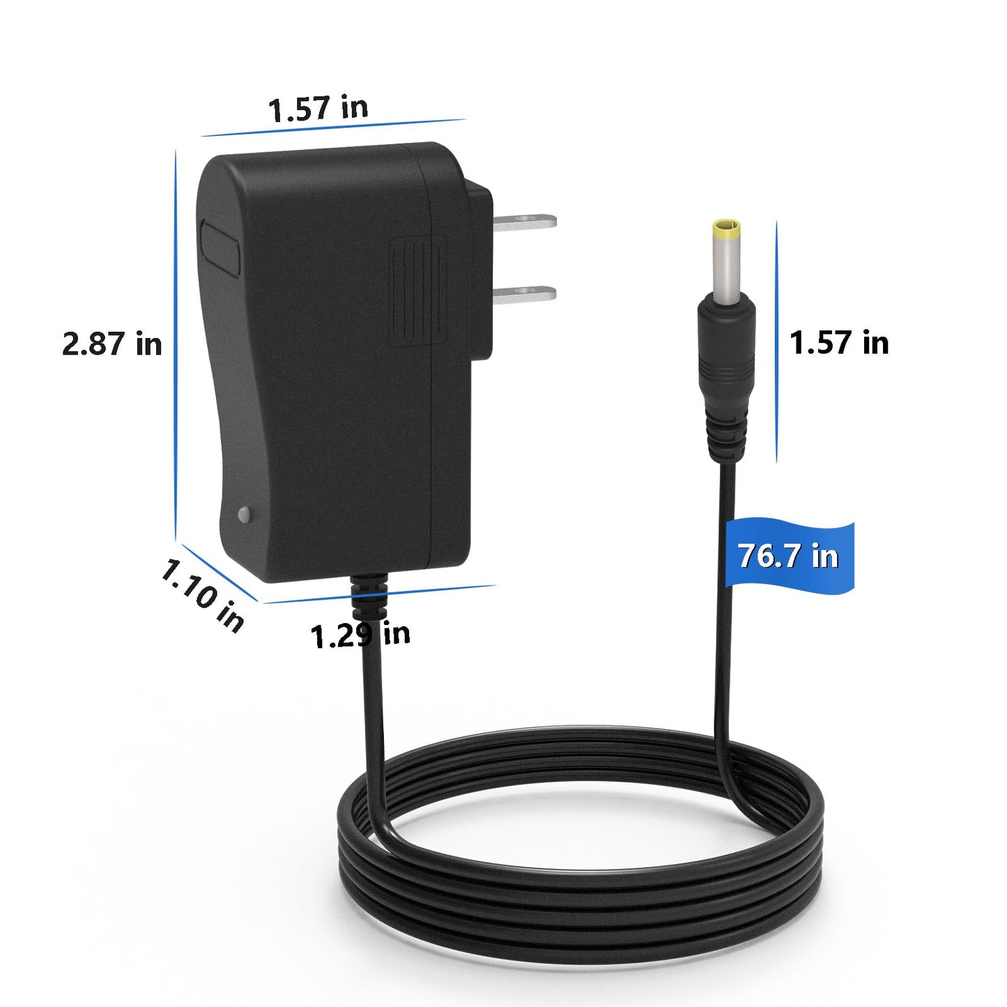 Replacement Adapter DK12-133075A-U ZD012S133075USD for Shark Charger CH951 CH951C CH950 CH950C CH955 CH963AMZ CH964AMZ UltraCyclone Pet Pro Plus Cordless Handheld Vacuum Power Supply Power Cord