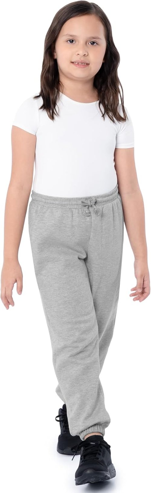 Fruit of the Loom Unisex Kids Fleece Jogger Sweatpants - Comfortable 2-Pack for Active Play