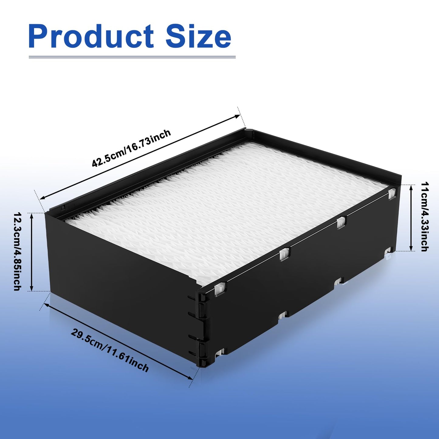 YUUCOO 3 Pack 1045 Humidifier Super Wick Filter Compatible with Essick Air AIRCARE H12300, H12300HB, H12400, H12400HB, H12600, H12600, H12001, H12AEUO, H12AUKP Series Humidifiers.