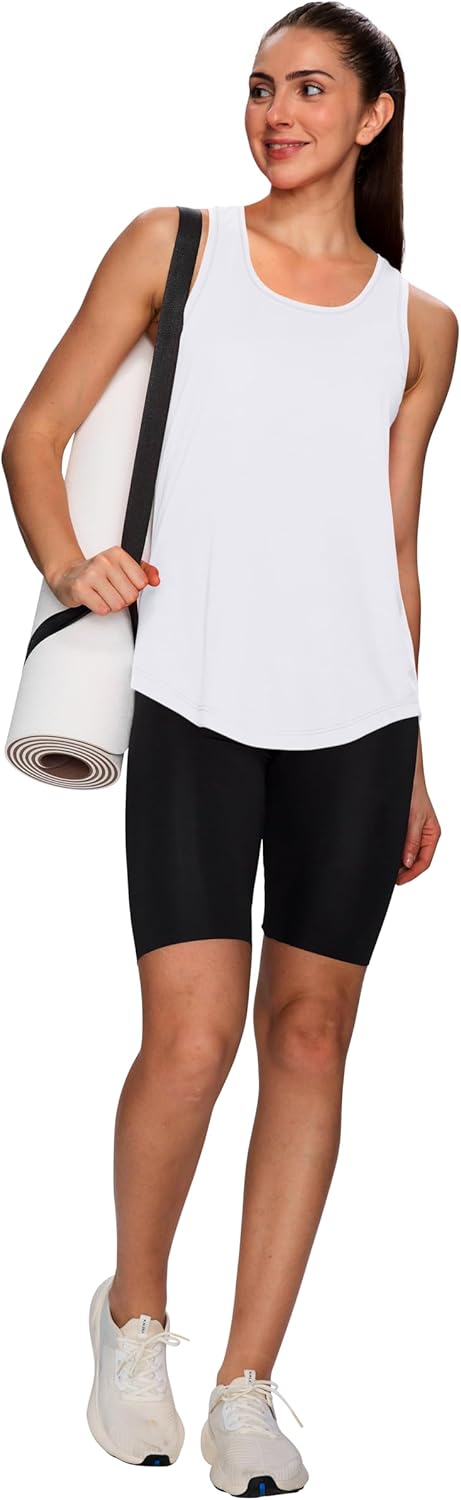 WIHOLL Athletic Tank Tops for Women - Lightweight Sleeveless Gym Shirts for Summer | Beach Ready