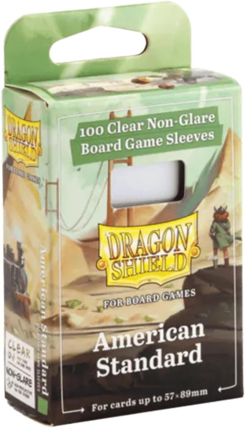 Dragon Shield Board Game Sleeves - Non-Glare Card Protection for Tabletop Games | Durable & Acid-Free | Fits Gloomhaven, Wingspan & More | 1 Pack