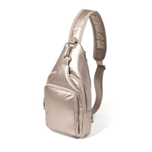 Baggallini Central Park Sling - 12x7 Sling Crossbody Bag with Convertible Adjustable Shoulder Strap