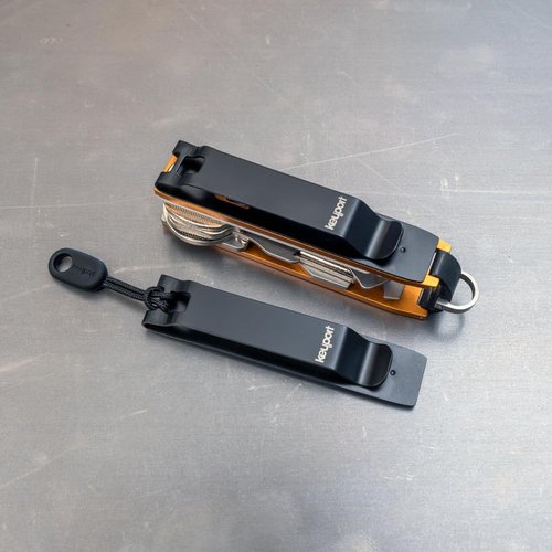 Keyport KO (Key Organizer) Pocket Clip - Detachable Deep Carry Pocket Clip Exclusively for Modular Keyport Pivot & Slide Key Holders - NOT Compatible with Anywhere Tools or Individual Modules (Black)