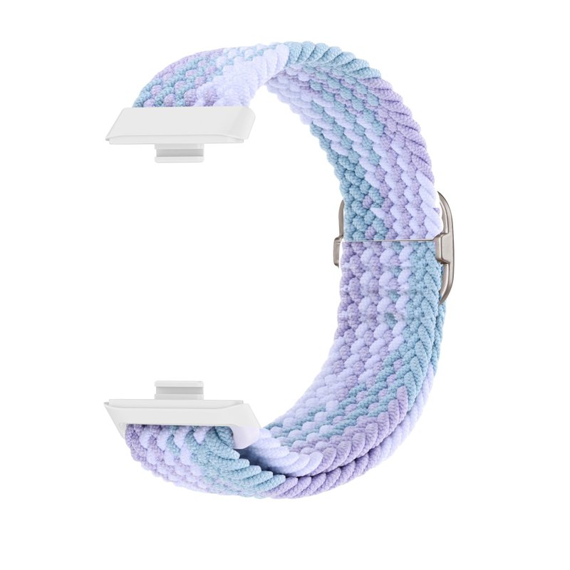 Yrzper 3 Packs Nylon Braided Band Compatible with Huawei Watch Fit 3 Women Men Lightweight Sport Replacement Wristbands Intended Adjustable Strap for Huawei Watch Fit 3 (3color)