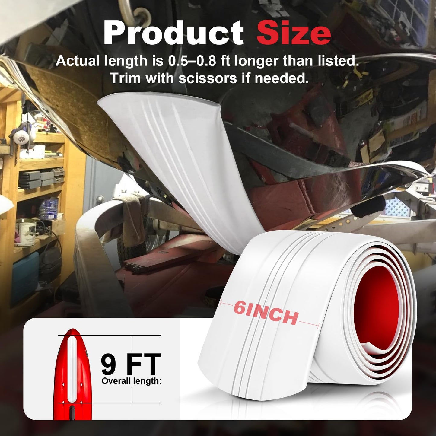 Betollo Keel Guard for Fiberglass Boat: Easy to Install and Securely Adhered,Corrosion Resistance, Fibreglass and Aluminium Marine Self-Adhesive Keel Protectors to Withstand Rocks.
