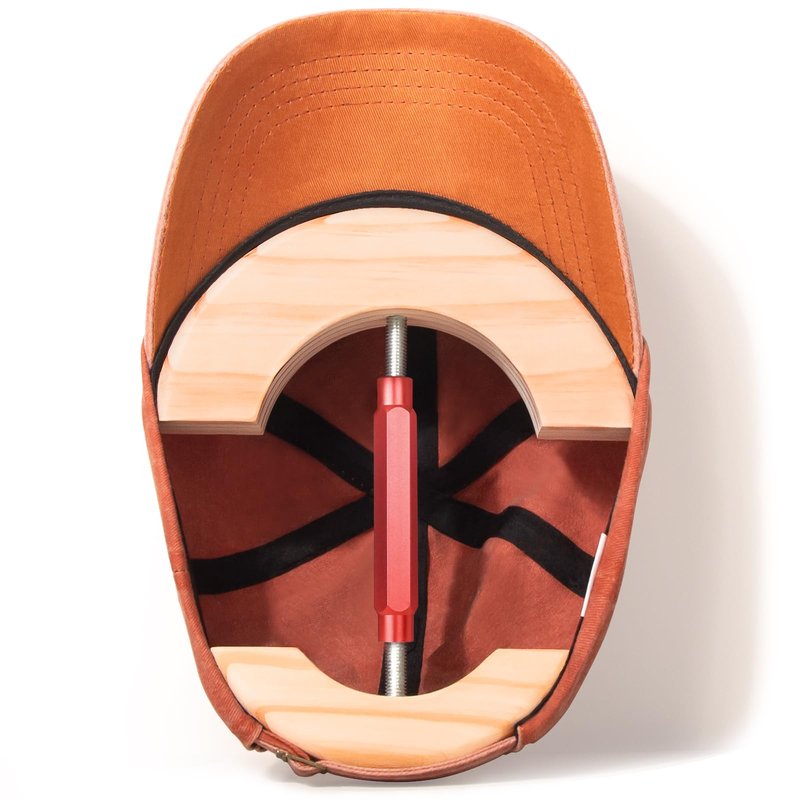 Tusirgre Hat Stretcher, Specifically Designed Hat Stretcher for Baseball Caps, Fitted Hats Jack for Hats Size 6 1/2 to 7 7/8, Fitted Ball Cap Jack, Solid Wood, Heavy Duty of Baseball Extender Widener