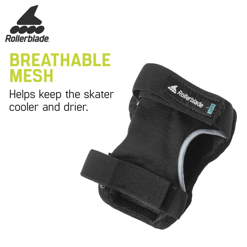 Rollerblade Skate Gear Knee Pad Protective Gear, Unisex, Multi Sport Protection, Black, Medium