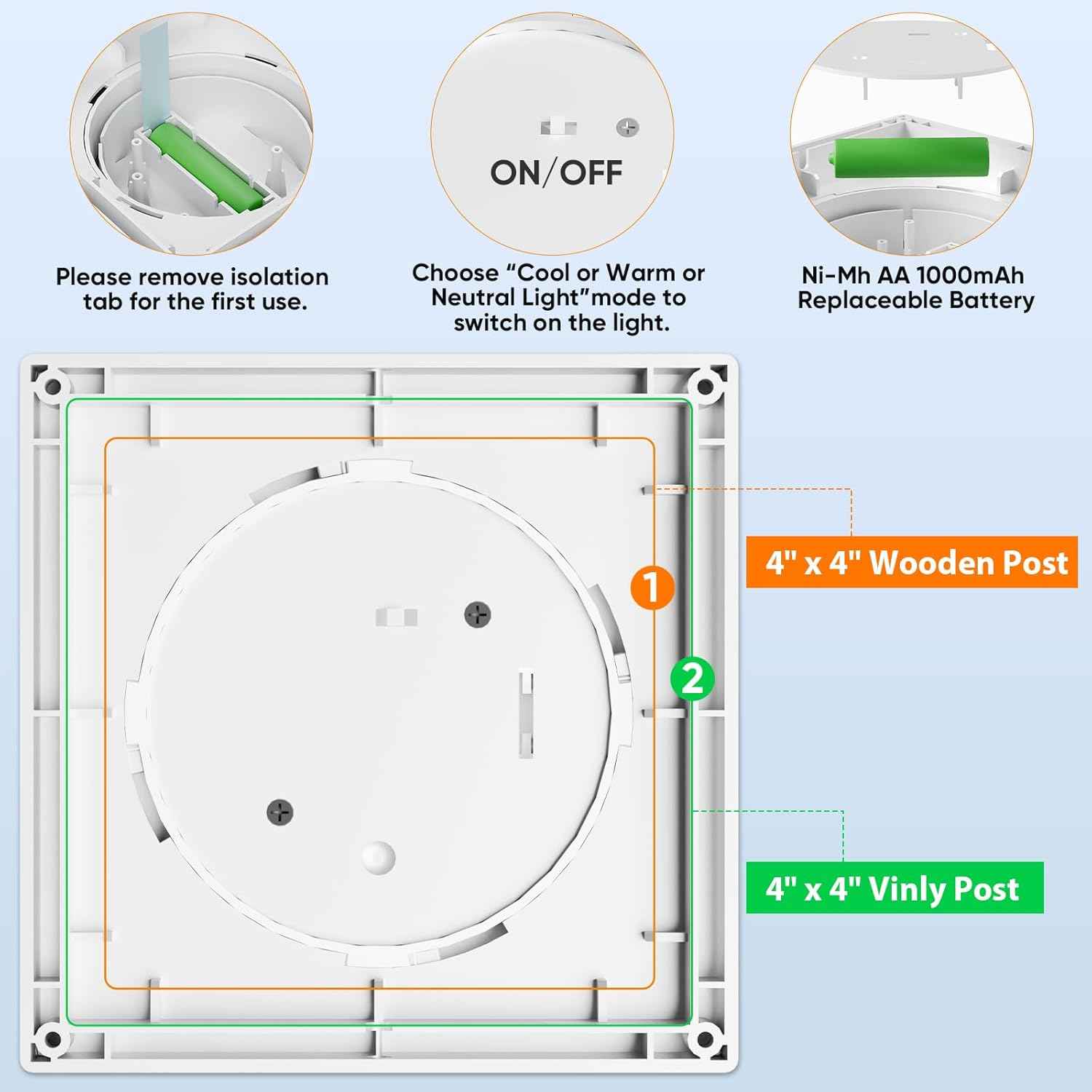 Solar Post Cap Lights - 12 Pack with 72 LEDs, 3 Color Modes, Waterproof for 4x4 Fence & Deck