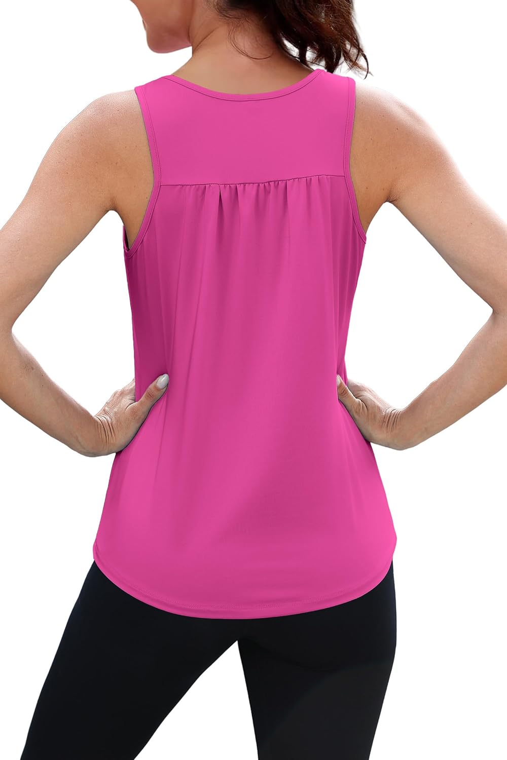 NIASHOT Workout Tank Tops - Women's Racerback Yoga Top | Loose Fit Sleeveless Athletic Shirt Pack