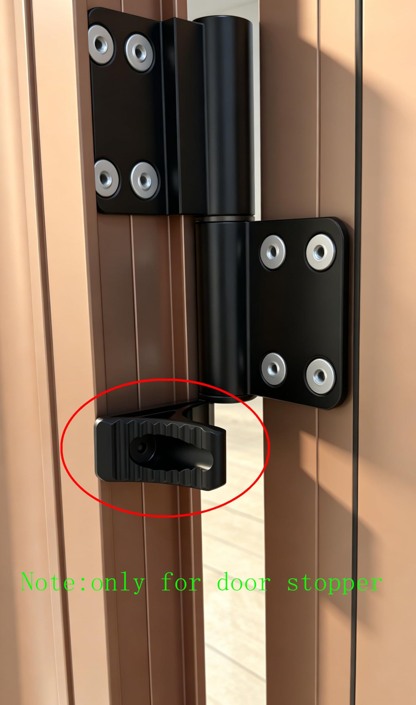 Door Stoppers for M-Door Heavy Duty Out Door Black