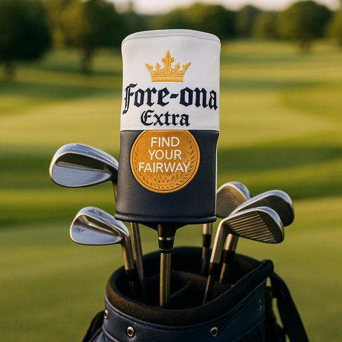 HahaHome Funny Golf Club Head Cover for Men and Women β Hilarious Driver Cover β Unique Golf Gift for Dad, Husband, or Friend