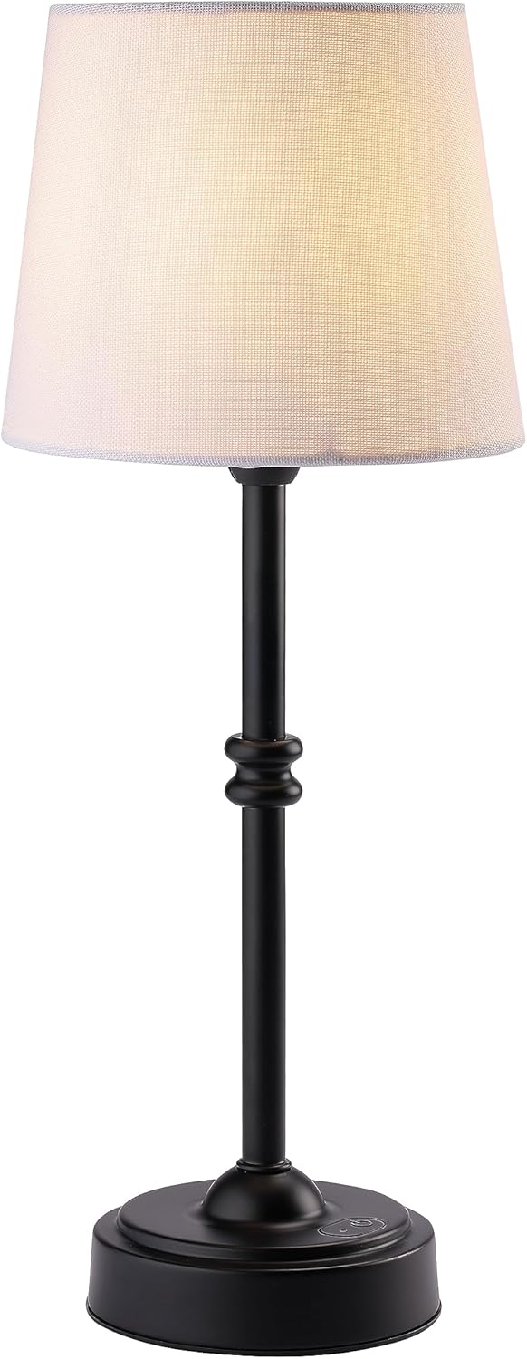 Cordless LED Table Lamp with Dimmer - O’Bright Seraph, Rechargeable Battery, 3-Level Brightness, Perfect for Patio & Bedside