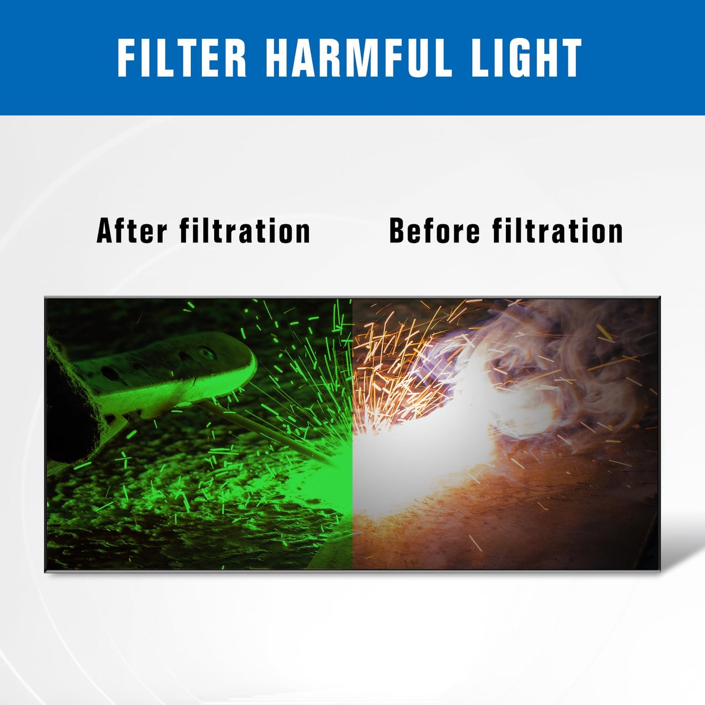 TRQWH 3 EACH Welding Glass Lens Helmet Filter Darkening Welding Hardened Glass Lens Welding Hood Lens 2" x 4.25" (SHADE10)