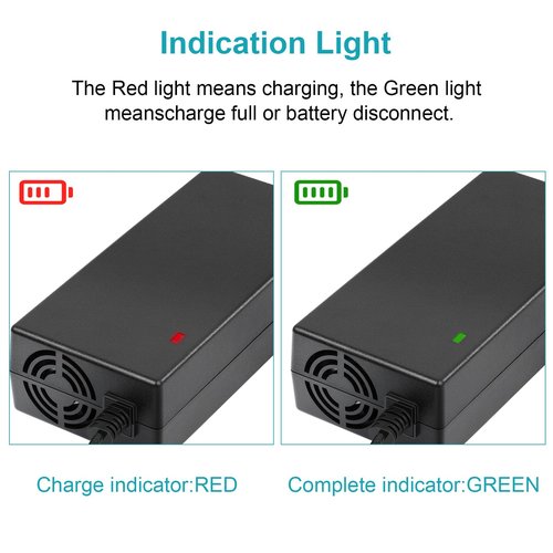 54.6V 2A Electric Charger for 48v Fast and Safe Charging of 13S Li-ion Battery
