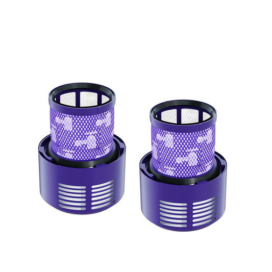 2 Pack Vacuum Filter Replacement Part Compatible with Dyson V10 Series Vacuum Cleaner, Cordless Vacuum Filter Accessories, Effective Cleaning, Home Cleaning Helper, 2 Rear-Filters (2)