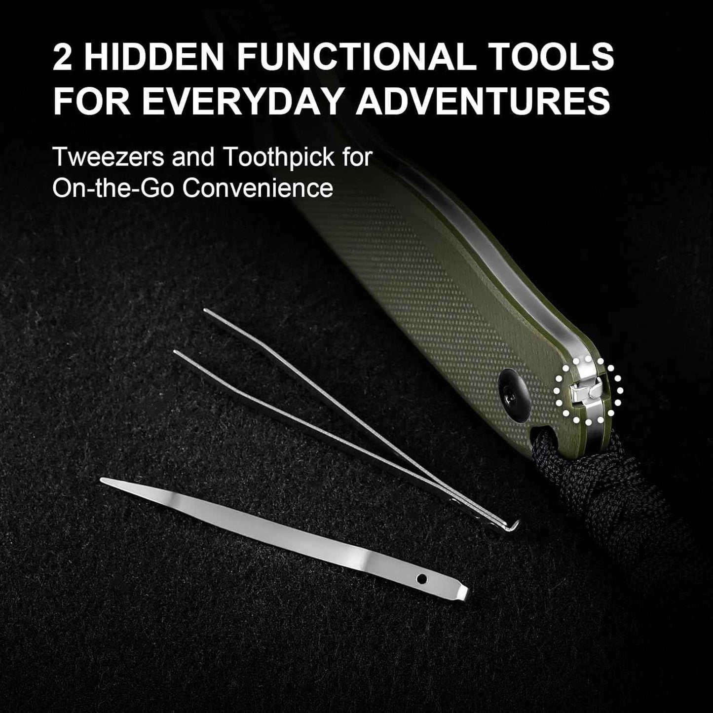 Kizer Drop Bear EDC Fixed Blade Knife - 2.57" 14C28N Blade, Yellow PEI Handle, Compact Survival Knife with Kydex Sheath