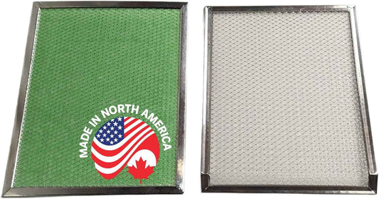 HRV Air Exchanger MERV8 Washable Filter Kit - 11x9 Inches, 2-Pack