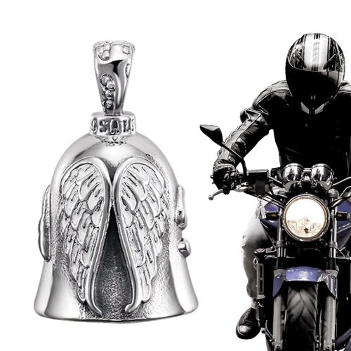 Phidinova Motorcycle Guardian Bell, Lucky Protection with Loud Clear Ring Durable Zinc Alloy for Bikes Riders Pets, Backpacks & Keys