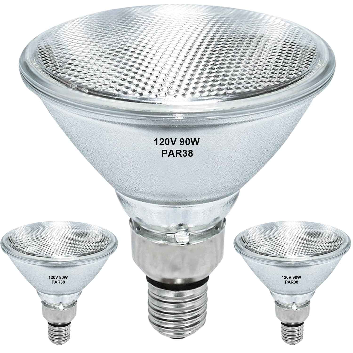 RAGFOZ Par38 Halogen Flood Light Bulb 120V 90W,Dimmable Outdoor PAR38 90W Light Bulbs,E26 Medium Base, Warm White, High Output Reflector Flood Lights for Indoor and Outdoor