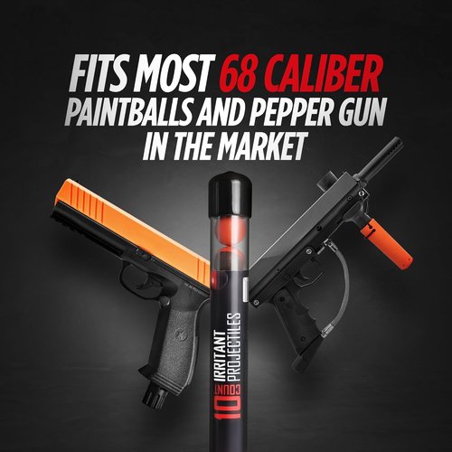 68 Caliber Pepper Balls - Powerful Self Defense Irritant Formula for Maximum Protection