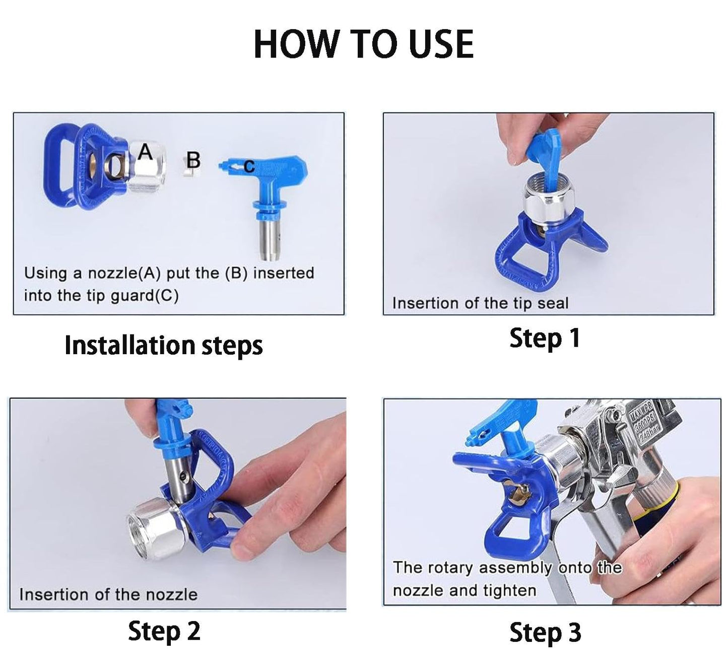 Spray Tip Nozzle 515 Airless Paint Sprayer Tips for Airless Sprayer