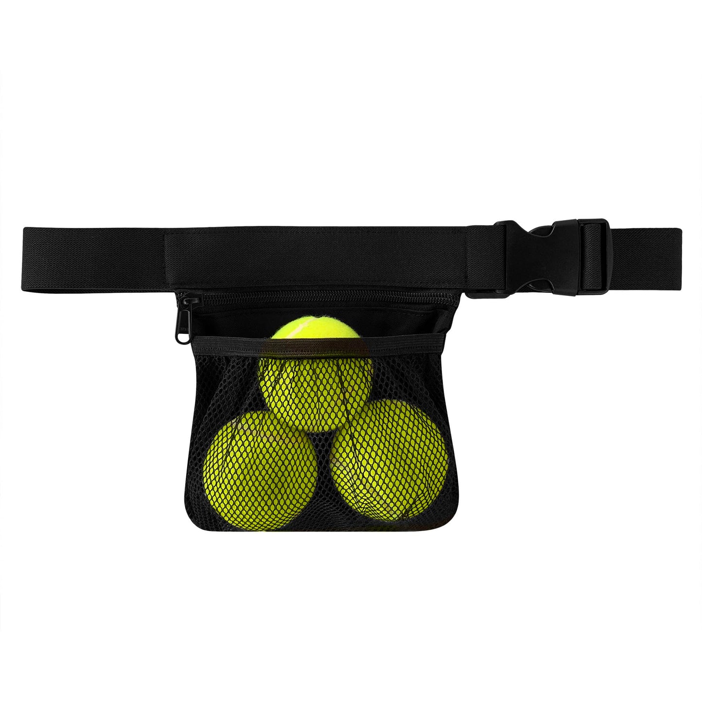Nebudo Tennis Ball Band Holder Pickleball Tennis Balls Pickleballs Holding Accessory for Women Skirt Men Waist Hip Bags Accessories Pouch Sack Pickle Ball Bag Carrier Gadgets Gear Band Travel Pocket