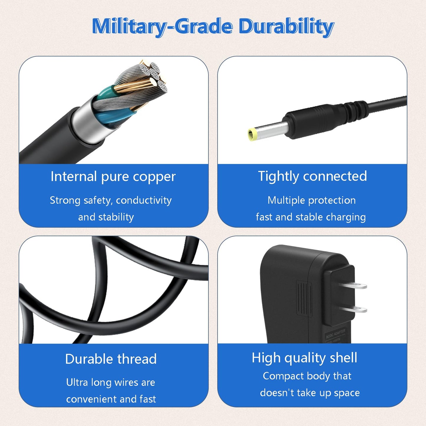 Replacement Adapter DK12-133075A-U ZD012S133075USD for Shark Charger CH951 CH951C CH950 CH950C CH955 CH963AMZ CH964AMZ UltraCyclone Pet Pro Plus Cordless Handheld Vacuum Power Supply Power Cord
